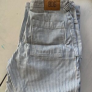BDG Blue and White Striped Pants